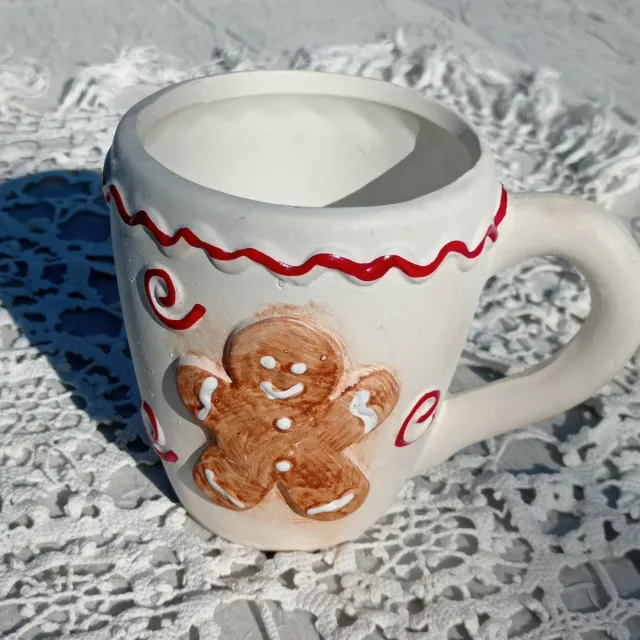 Tazza Mug Pan di Zenzero Decorata