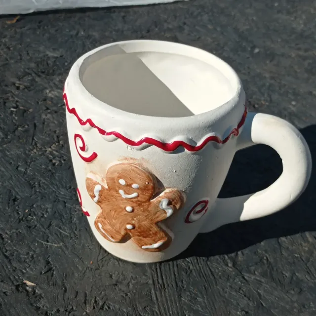 Tazza Mug Pan di Zenzero Decorata