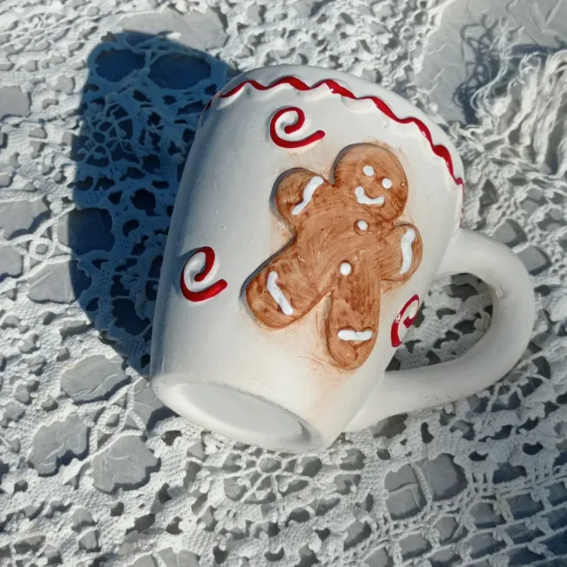 Tazza Mug Pan di Zenzero Decorata