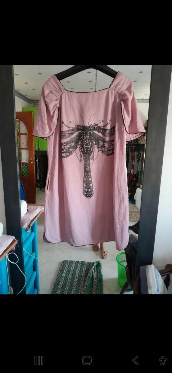 Abito corto con stampa