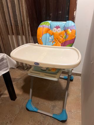 Trona Chicco con cojín estampado