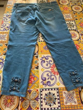 Jeans donna Missbonbon tg 6XL elasticizzati