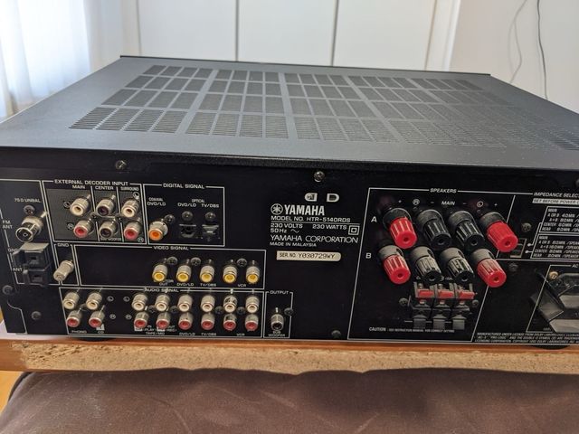 Amplificador Receptor Yamaha HTR-5140RDS home cine