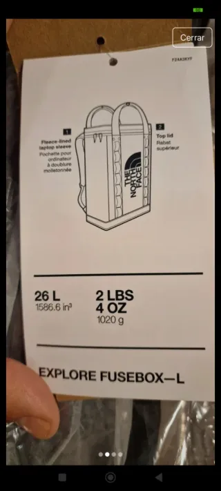 Mochila The North Face Negra