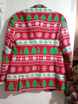 Traje chaqueta Navideña 3 Piezas