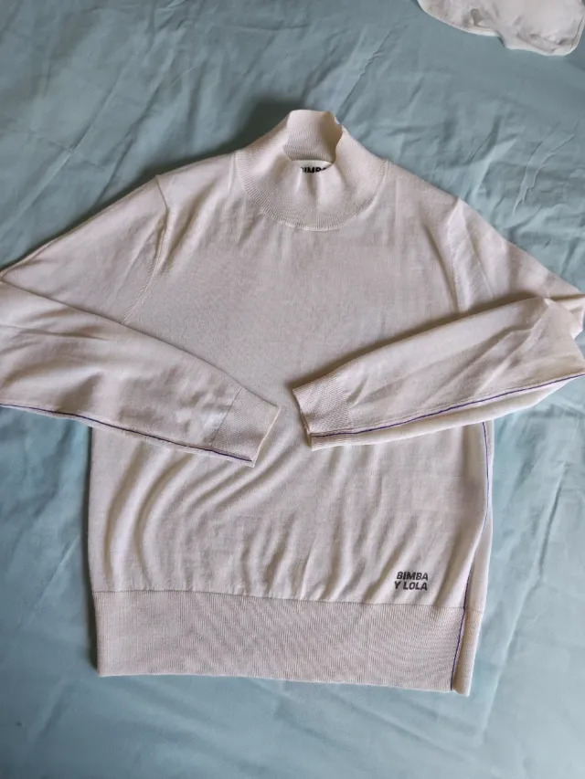 Jersey Bimba y Lola fino lana beige