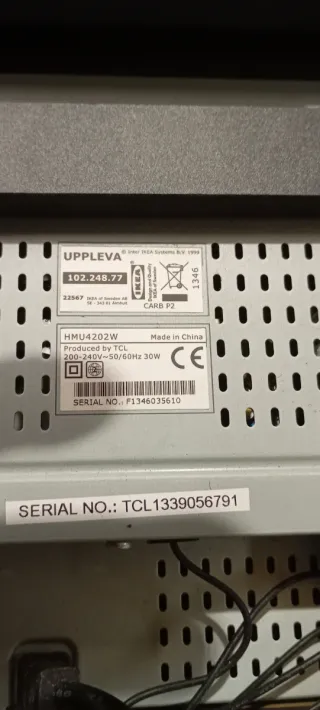 Home cinema Ikea negro