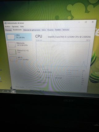 Ordenador portátil Acer INTEL ICORE 5, 8RAM 