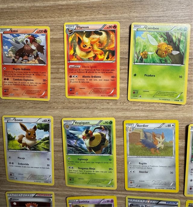 Lote Cartas Pokémon