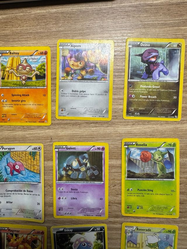 Lote Cartas Pokémon