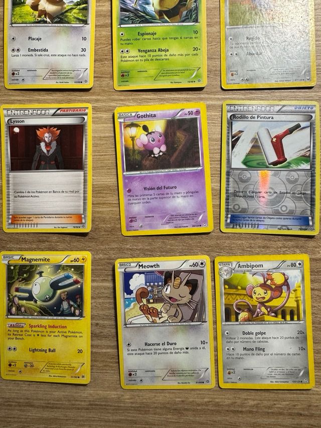 Lote Cartas Pokémon