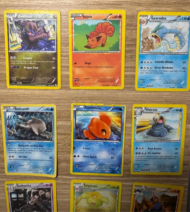 Lote Cartas Pokémon