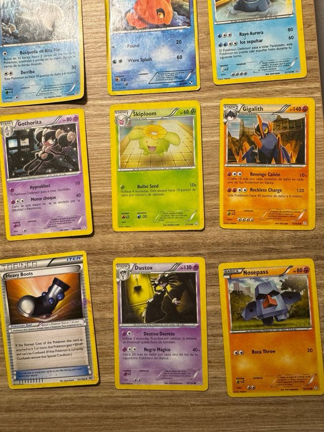 Lote Cartas Pokémon