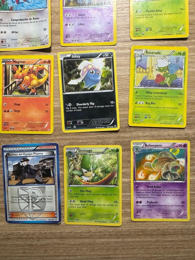 Lote Cartas Pokémon