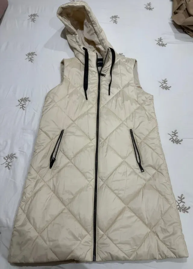 Chaleco largo Tintoretto beige