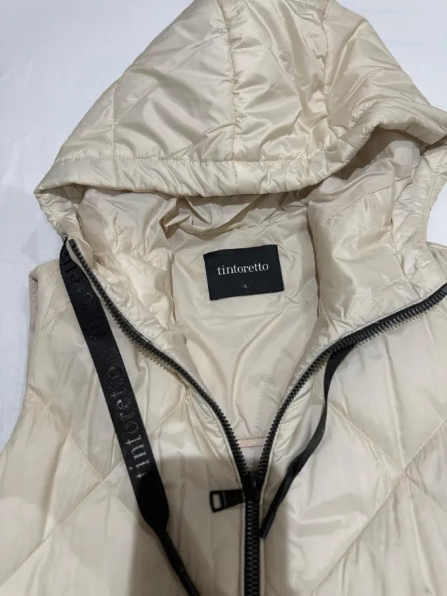 Chaleco largo Tintoretto beige