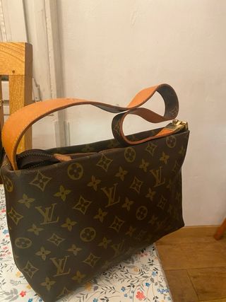 Bolso Louis Vuitton Monogram Marrón piel, vintage.