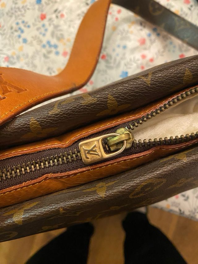 Bolso Louis Vuitton Monogram Marrón piel, vintage.