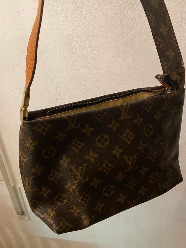 Bolso Louis Vuitton Monogram Marrón piel, vintage.
