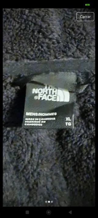 Abrigo The North Face Rojo