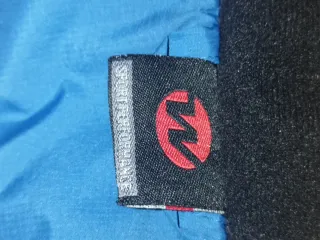 Anorak Invierno XL Azul Naranja forro térmico