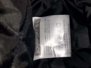 Anorak Invierno XL Azul Naranja forro térmico