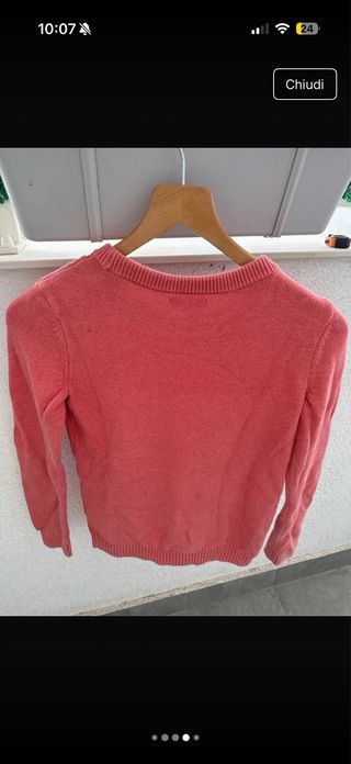 Maglione Tommy Hilfiger rosa taglia S