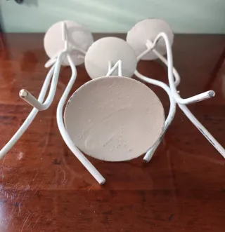 Set 3 Candelabri Shabby Chic