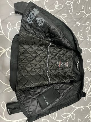 Chaqueta para moto de cuero.Arlen Ness.