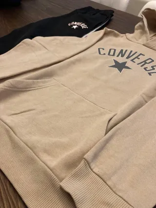 Tuta Converse Bambino Beige e Nera