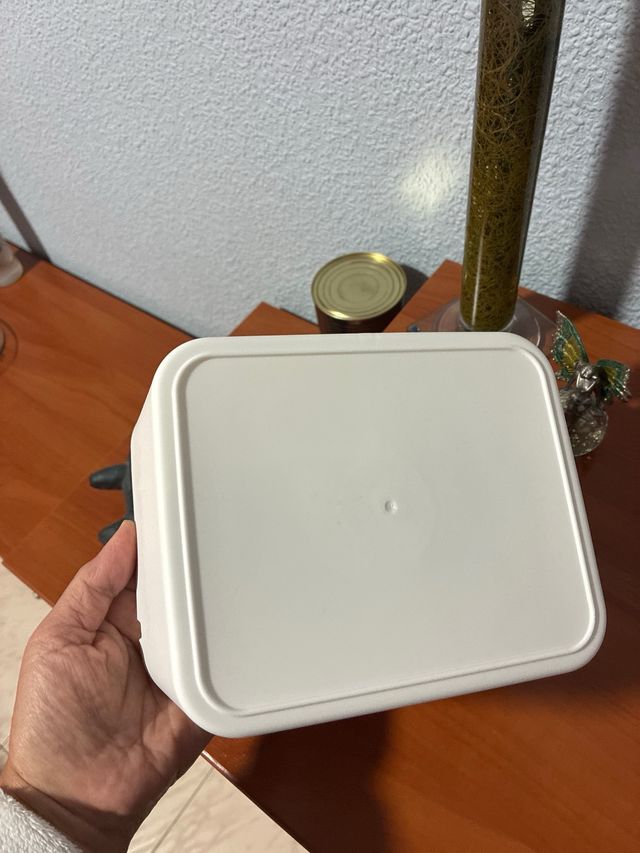 Organizador de escritorio bambú y plástico