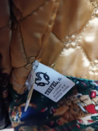 Abrigo ante con puños astracan Talla G