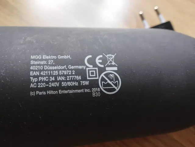 Ondulador Summer Waves Negro y Dorado