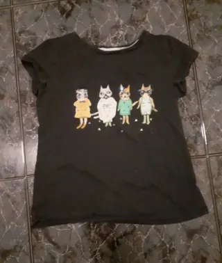 Camiseta La Morena Talla M Gatos