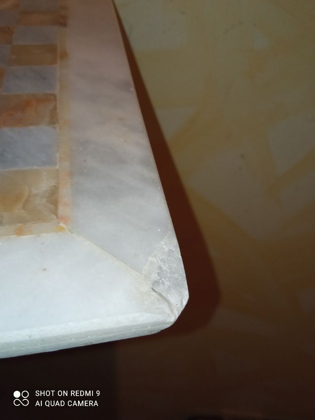 Tablero de ajedrez de mármol