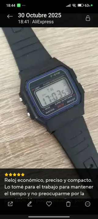 Reloj digital vintage