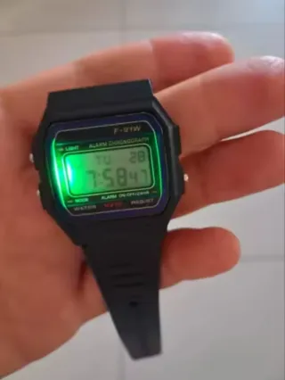 Reloj digital vintage