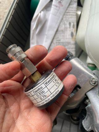 TRES Manómetros para pistola de pintura