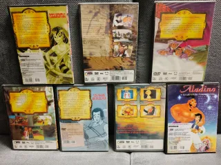 Lote 7 Películas DVD Clásicos Infantiles (Español)