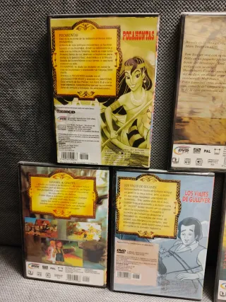 Lote 7 Películas DVD Clásicos Infantiles (Español)