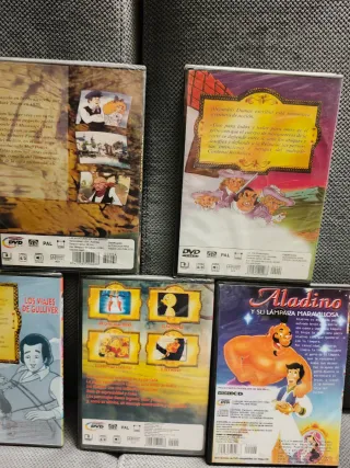 Lote 7 Películas DVD Clásicos Infantiles (Español)