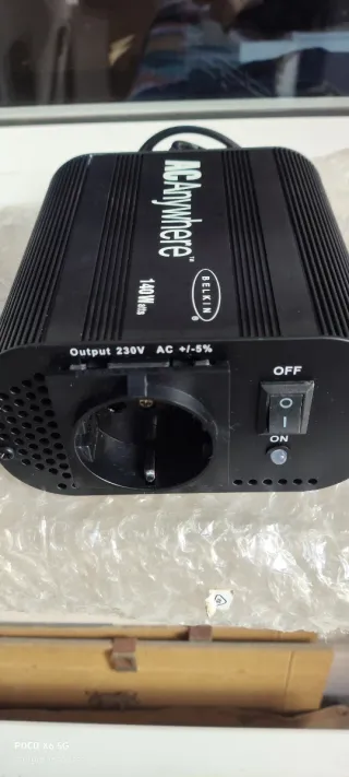 Inversor Belkin AC Anywhere 140W
