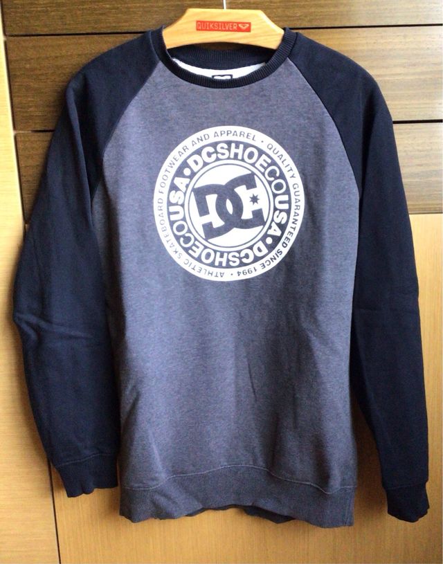 Sudadera DC Shoes Gris y Negra