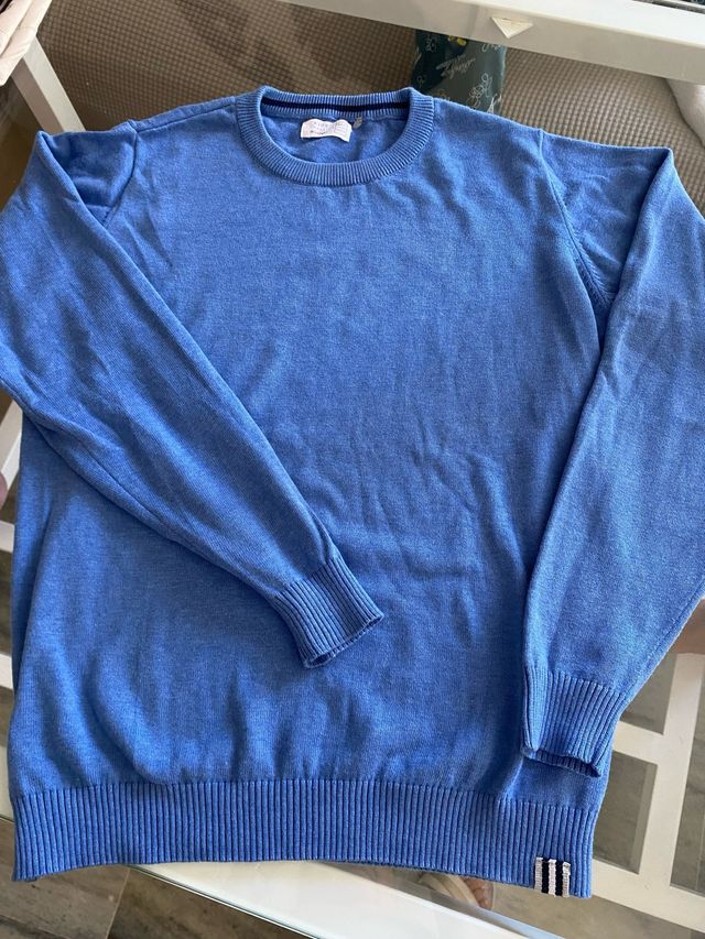 Jersey azul niño talla 13/14