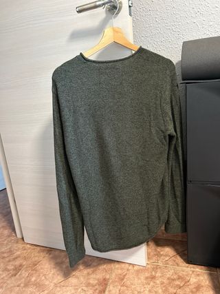 Sudadera Hollister verde manga larga