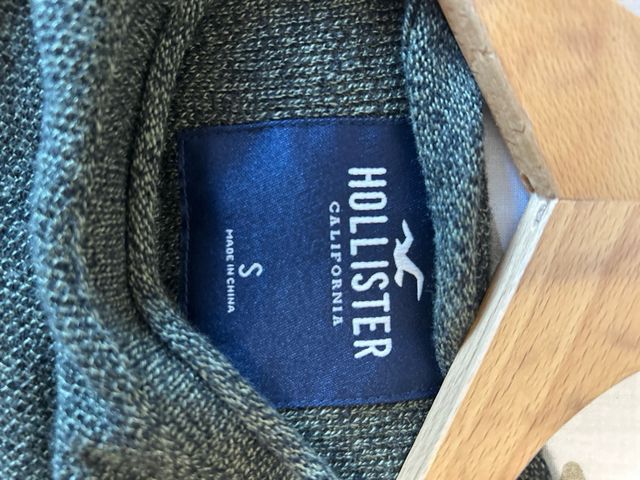 Sudadera Hollister verde manga larga