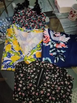 Lote 4 Blusas Verano Mujer