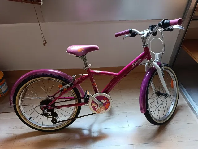 Bicicleta niña Btwin morada