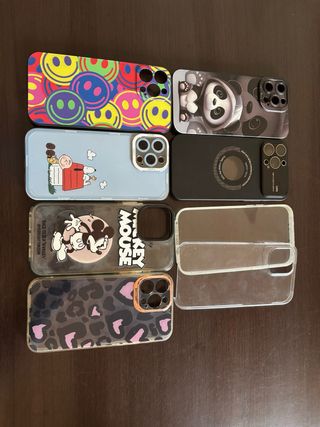 Fundas iPhone 13 Pro max todas juntas 35 €