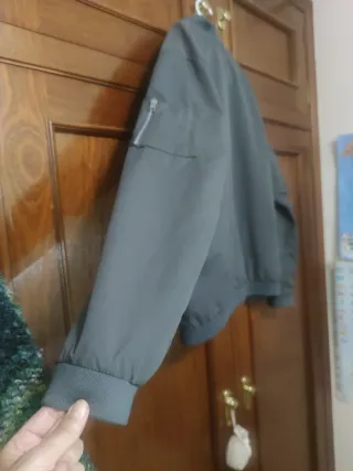 Cazadora bomber gris marengo
